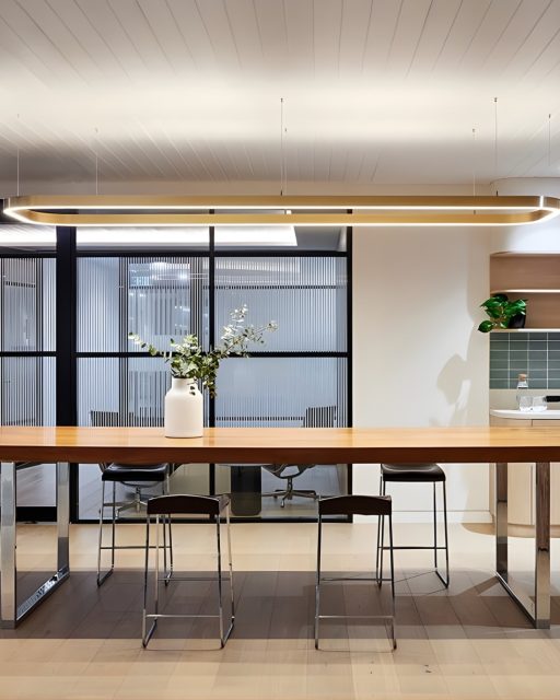 Creating workspaces that feel elevated and welcoming 🤝

Warm timber tones, soft lighting and textured glass create a calm, elevated workspace that blends function with modern elegance.

Let's work together to bring your dream space to life | Sydney, NSW

#jlwfitout #commercialfitouts #officefunctionality #smartworkspace #smartbusinessspace #sustainableoffice #workspacereveal