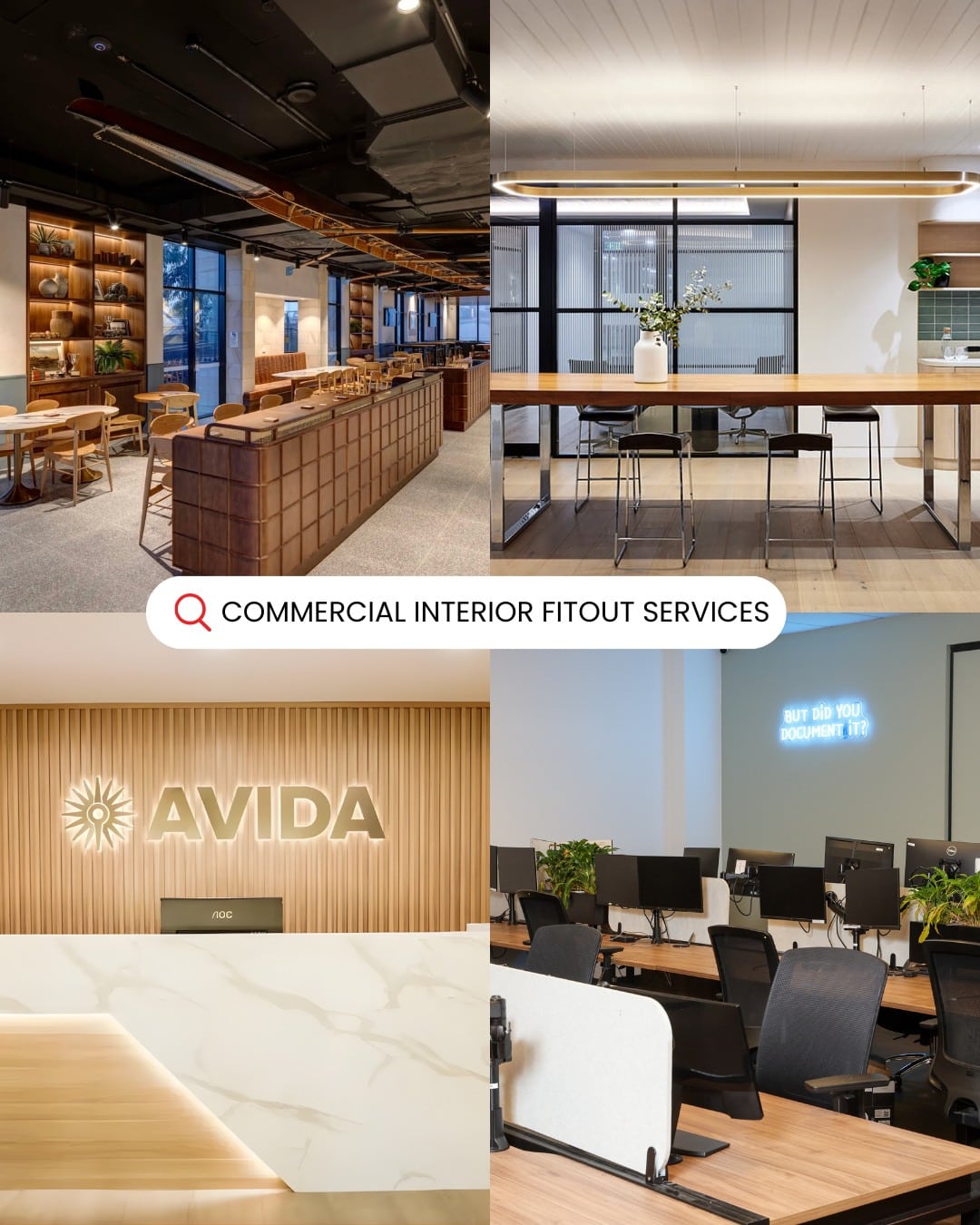 JLW Fitout is Sydney's trusted fitout contractors 🤝 

We create tailored spaces designed to reflect your brand and support your business goals, because your space should work as hard as you do. 

Whether it’s a custom office, a restaurant, or a full commercial refurbishment, we bring expertise, precision, and a commitment to quality in every project. 

What are you planning next — a refresh or a full transformation? 

#JLWfitoutdesign #sydneyinteriors